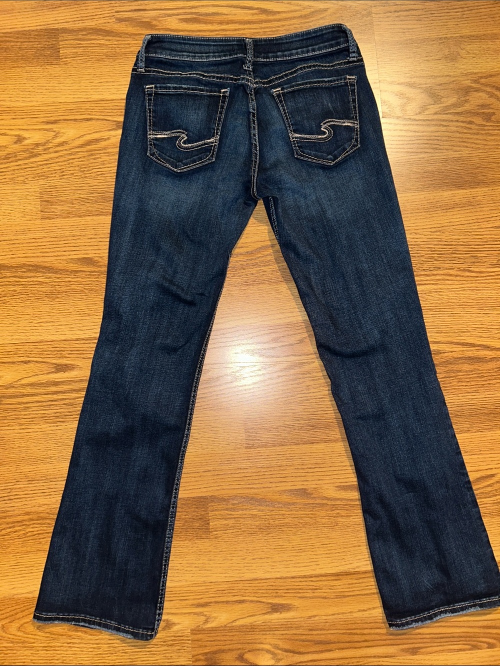 Silver Jeans Dark Blue Bootcut Womens Jeans